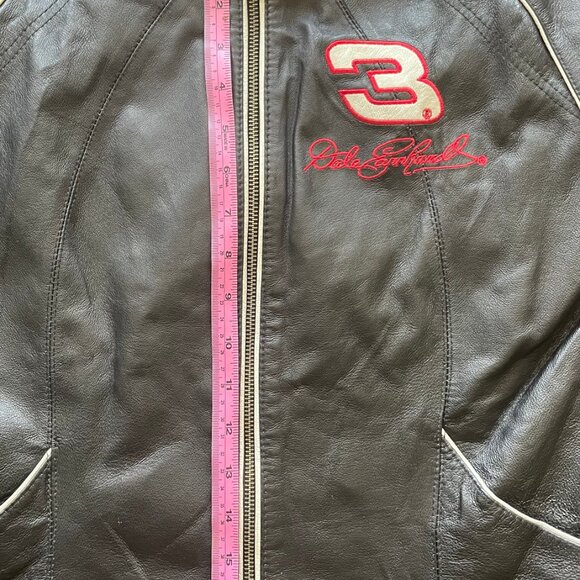 Vintage Wilson x NASCAR Dale Earnhardt Moto Jacket Size M - Picture 4 of 4
